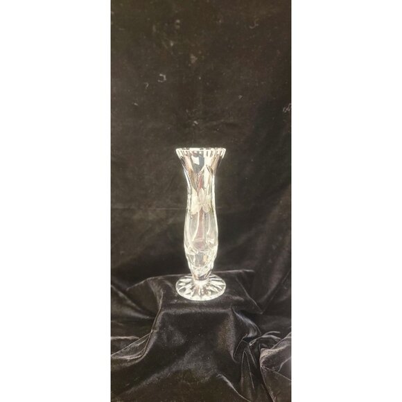 Vintage Crystal Bud Vase - Picture 2 of 13